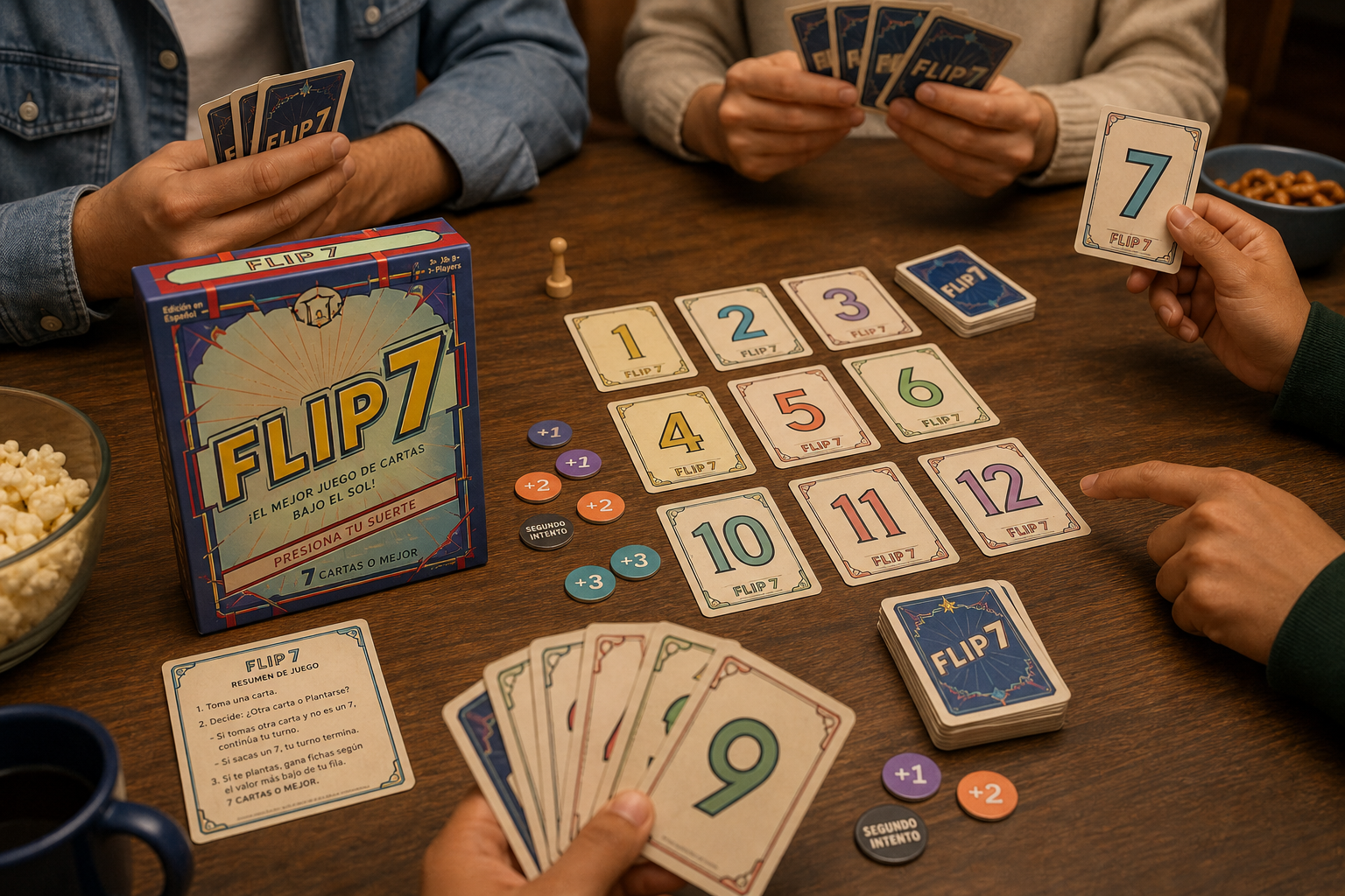 body image 1 3 Flip 7, el juego de cartas ideal para un rato genial y muy divertido