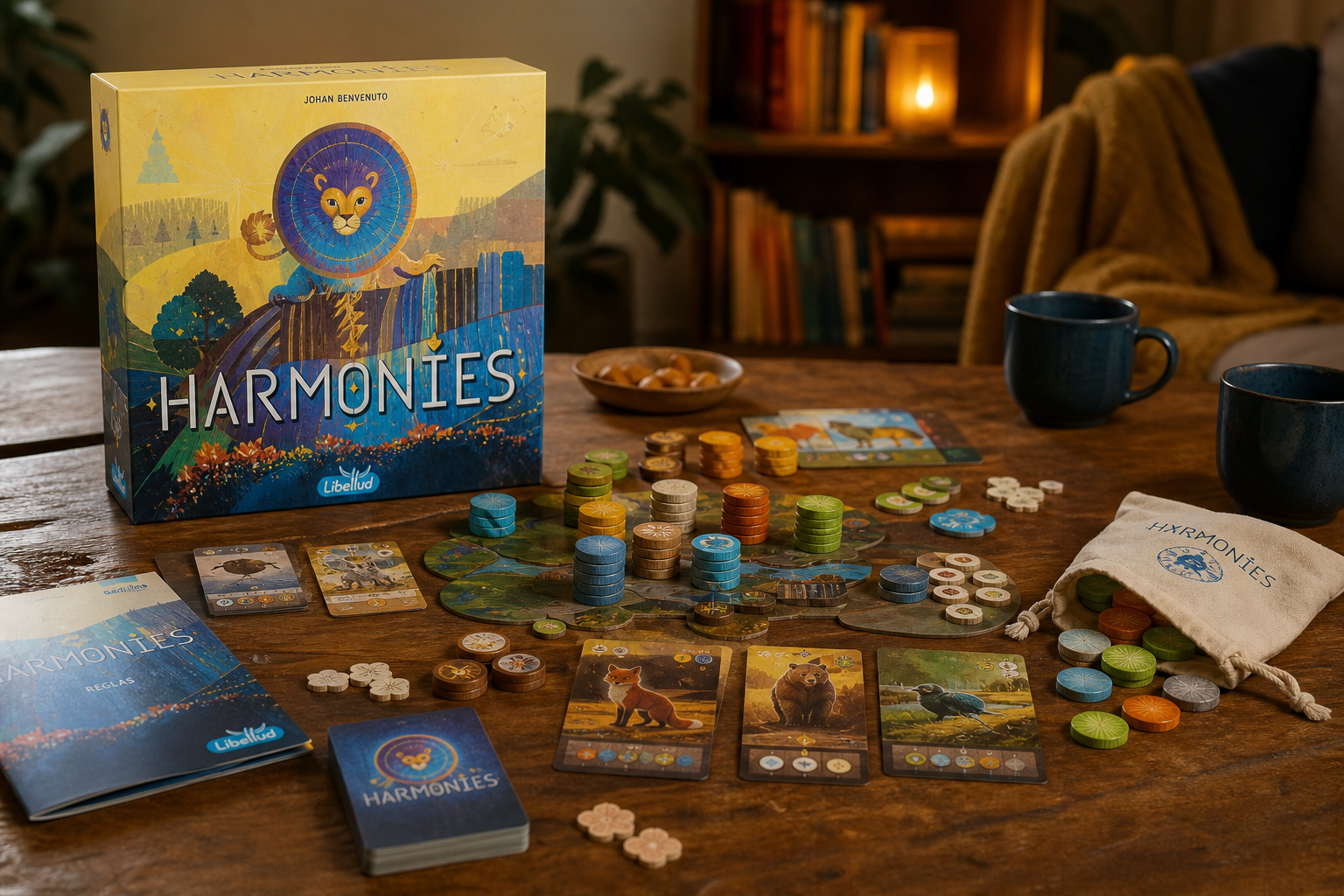 featured 1 Harmonies. El increíble paraíso mágico de los juegos de mesa de animales