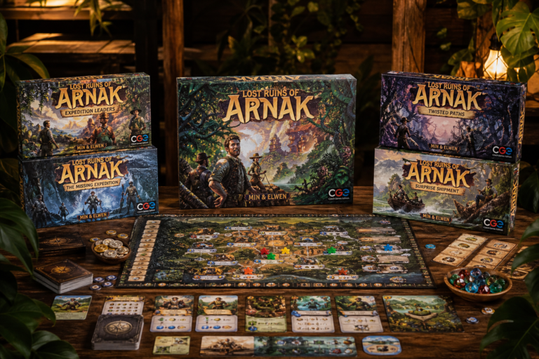 Lost Ruins of Arnak, guía definitiva y emocionante del juego base y sus expansiones