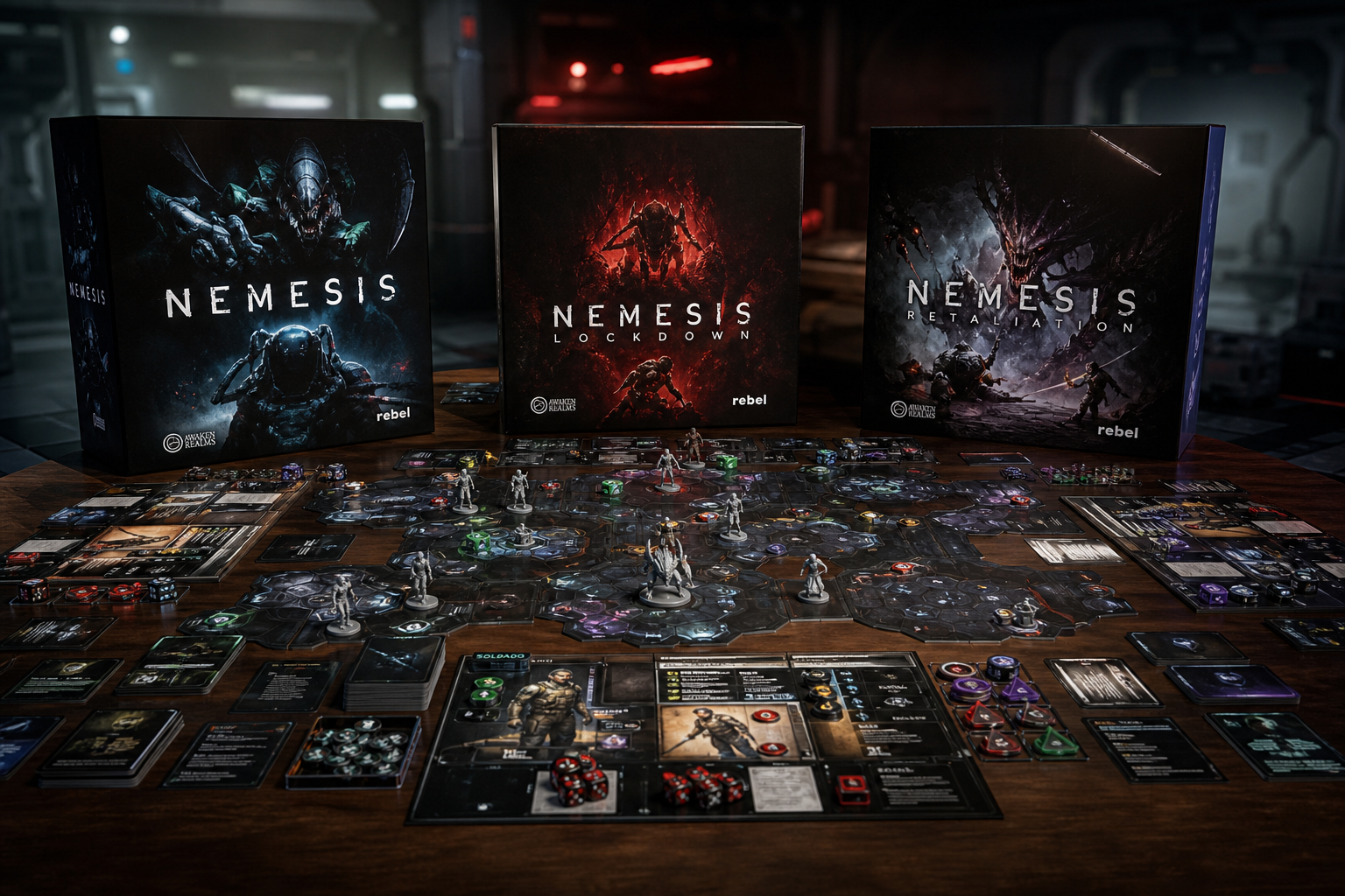 Comparativa y reseña definitiva de la trilogía de juegos de mesa Némesis de Awaken Realms 1 featured image 5 Comparativa y reseña definitiva de la trilogía de juegos de mesa Némesis de Awaken Realms